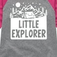 thumbnail image 3 of Instant Message - Little Explorer - Toddler & Youth Girls Raglan Graphic T-Shirt, 3 of 5