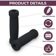 thumbnail image 2 of AlveyTech Black 5-1/4" Universal Handlebar Foam Grip Set for the Pride Victory ES, Mobility Scooter, 2 of 6