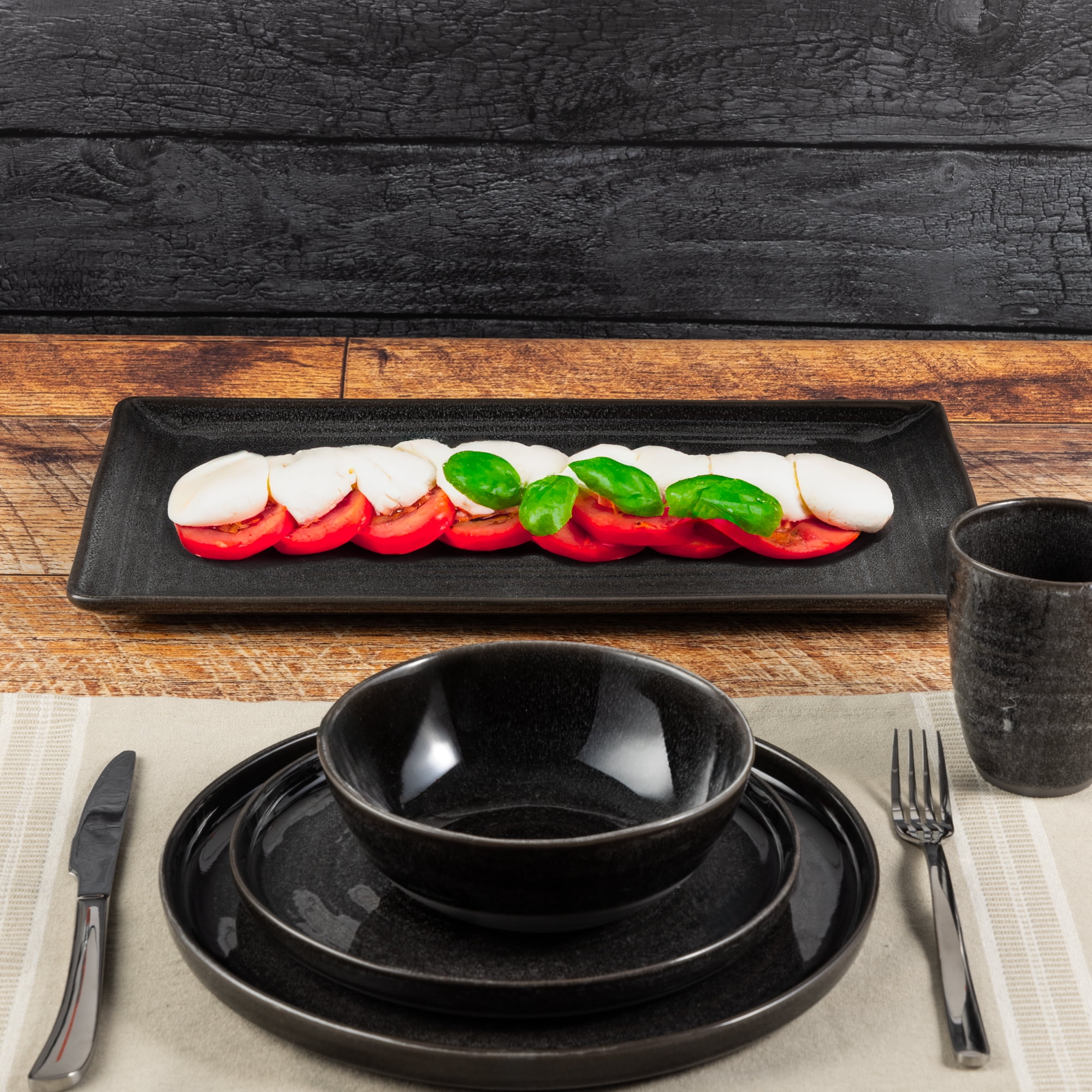 Wildstead Ceramic Rectangular Serve Platter, Cade Collection