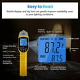 thumbnail image 5 of Etekcity Lasergrip 1025D Digital Dual Infrared Laser Thermometer, 5 of 9