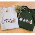 thumbnail image 2 of Ghosts Reading Halloween Embroidered Sweatshirt, 2 of 2