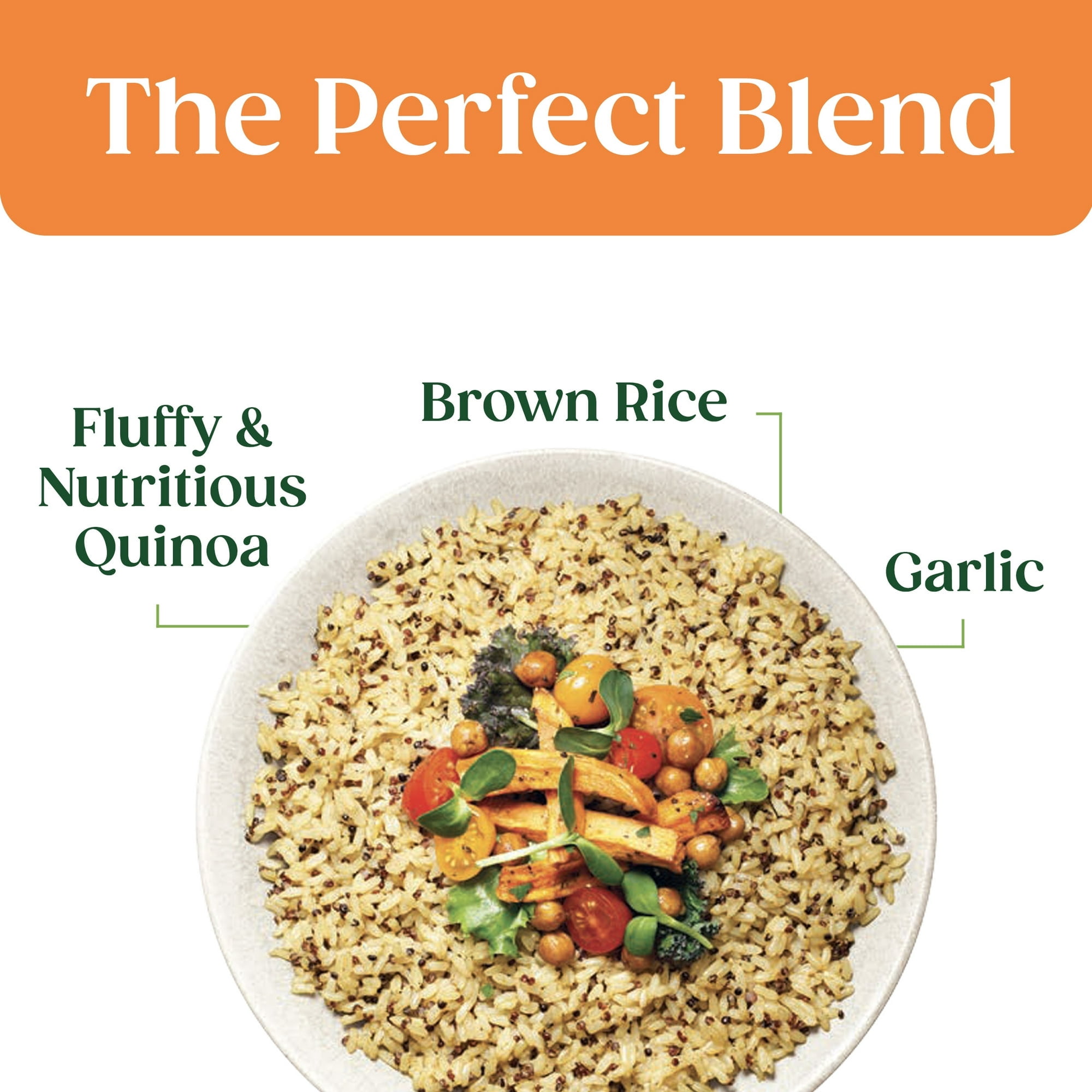 Seeds of Change Organic Quinoa & Brown Rice with Garlic 8.5 Ounces (Pack of 4)