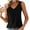 Black, variant on Diufon Summer Trendy Tank Tops for Women V Neck Sleeveless Hollow-Out Strap Tops Solid Color Tunics
