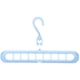 thumbnail image 1 of Perchas multifuncionales portátiles nórdicas con 9 agujeros, ahorradoras de espacio, perchas mágicas (azules), 1 of 13