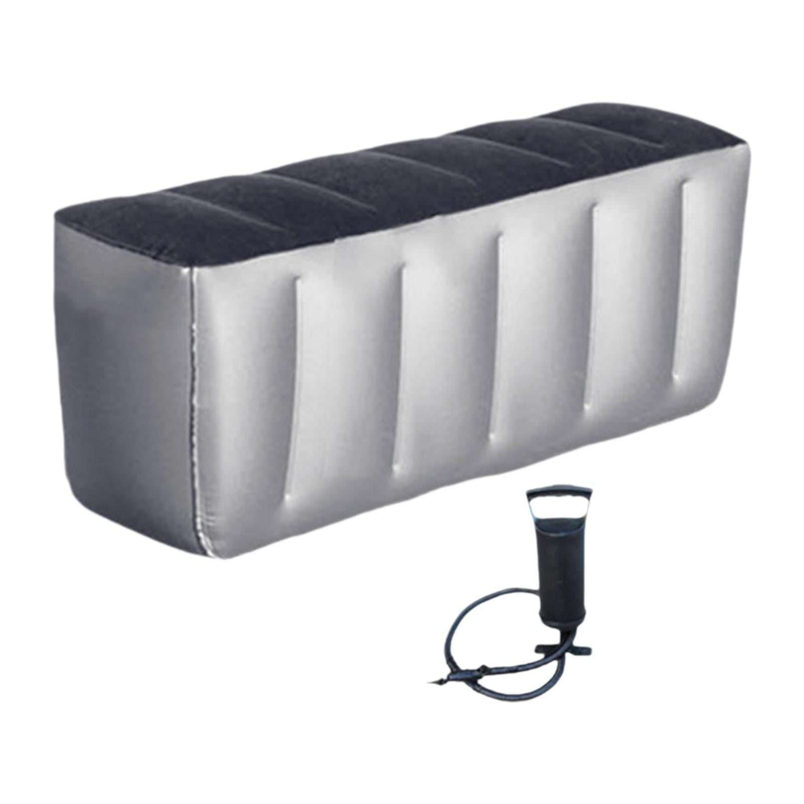 amagogo Car Back Seat Bed Inflatable Mattress Air Sleeping Pad Flocking Cushion Portable Gap Pad with Pump Suitable for Road Travel Family Camping Outdoor Use B