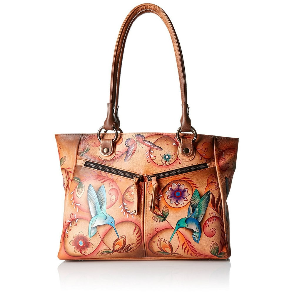 Anuschka Anuschka Leather Women's Hand Painted Large Shopper With