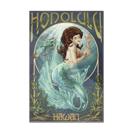 honolulu hawaii mermaid lantern