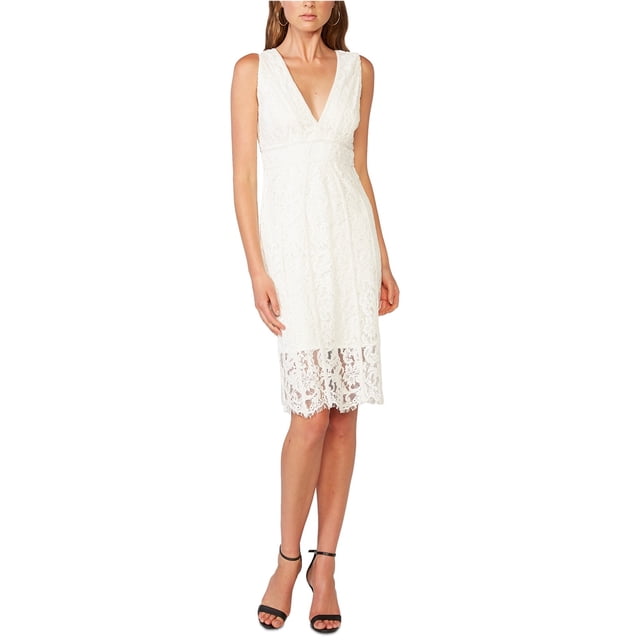 Bardot Womens Lace Sheath Dress white XS
