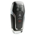 thumbnail image 2 of KeylessOption blank key + remote fob for Ford, Lincoln (164-R8140, 164-R8108) 4-button fob with remote start , 2 pack, 2 of 6