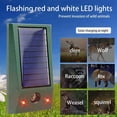 thumbnail image 3 of 2X Repelente Ultrasónico de de Plagas para Animales Al Aire Libre con Luz Estroboscópica de Movimiento, 3 of 7