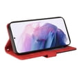 thumbnail image 4 of Wallet Case for Samsung Galaxy S22 with Card Slots Cash Holder Magnetic Clasp Flip Folio Cover, Premium Luxury PU Leather Kickstand Soft Silicone Shockproof Protective Case, Red, 4 of 8
