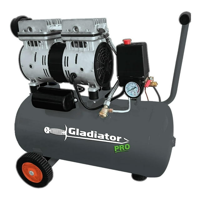 Compresor Libre De Aceite Gladiator Bajo Ruido 3/4hp 120v gris Estándar