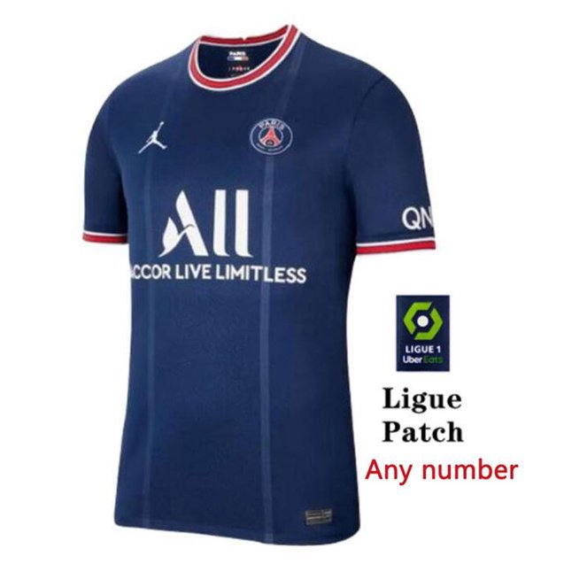 Paris Saint-Germain Casa Camisa Talla S-2XL 2021-2022 Fútbol 21/22 Manga Corta Hombre fans PSG jersey MESSI 30 Neymar Jr 10 KEAN 18 Mbapp7 Sergio Ramos 4