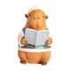 thumbnail image 2 of Garden Capybara Statue Capybara Sculpture Housewarmings Balcón de regalo Interior Césped Outdoor Decoración del patio trasero Ornamento de escritorio, 2 of 8