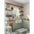 thumbnail image 5 of DeerValley DV-1K502 Fireclay Farmhouse Kitchen Sinks 33 Inch Single Bowl with Grid and Strainer ( 33"L x 18"W x 10"H ), 5 of 16