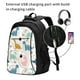 thumbnail image 2 of Balery Cute Dinosaurs Mochila con carga USB para hombre y mujer - Mochila impermeable y antirrobo para laptop con puerto USB para viajes, trabajo, 2 of 7
