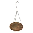 thumbnail image 4 of Plato de riego colgante de metal para baño de pájaros con ganchos y cadenas, plato, cuenco de agua, estación de alimentación de pájaros para exteriore, 4 of 9