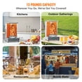 thumbnail image 2 of KFFKFF Gyro Rotisserie Oven, Can Hold 13lbs, Electric Vertical Broiler with 2 Heating Elements, 122℉-572℉ Chicken Shawarma Cooking Device, Doner Kebab Maker for Residential/Commercial Purposes, 2 of 9