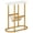 White, variant on Zaverox 2-Tier Industrial Oval Side Table with Mesh Shelf – Sturdy Metal Frame, Space-Saving Storage Rack for Living Room, Bedroom, Balcony