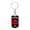 Dog Tag with Swivel Keychain (Gold), variant on Poker Queen Dog Tag Keychain Stainless Steel Silver Tone or Gold Tone