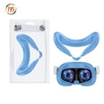 thumbnail image 2 of JYS Silicone Face Cover for Meta Quest 3 - Sweatproof & Dustproof VR Eye Mask, Soft Breathable Replacement Facial Interface Pad, Washable & Reusable Accessory, 2 of 9