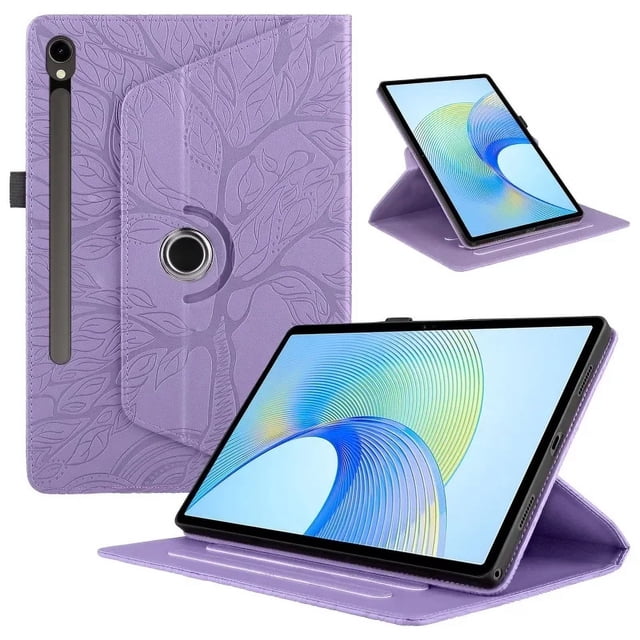 360 Rotation Cover For Samsung Galaxy Tab S9 FE 10.9 inch 2023 Case Funda For Galaxy Tab A9 Plus S9 S8 S7 11in Plus Tablet Cover purple Tab S9 Plus 12.4