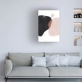 thumbnail image 2 of Trademark Fine Art Melloi Art Prints Black Pink Abstract Art Canvas Wall Art, 2 of 4