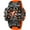 Orange, variant on Men's Watches Sports Military Watches Waterproof Color Designer Large Face Digital Analog Tactical Outdoor Men's Wristwatches-Chronograph Dual Time LED Alarm Stopwatch