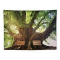 thumbnail image 5 of GOSMITH  Wall Tapestry for Bedroom Decoration Nature Forest Tapestry Tree Tapestry Landscape Tapestry Dark Green Tapestry, 5 of 7