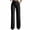 Black, variant on ShomPort Women's Summer High Waist Work Pants Casual Business Straight Dress Pant with Pockets