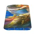 thumbnail image 2 of CADecor Vintage Mermaid Throw Blanket Bed Sofa Blanket 58x80 inches, 2 of 3