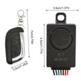 GoldCister Scooter Alarm with Remote Loud Sound Scooter Motion Sensor