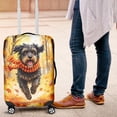 thumbnail image 4 of Welcome Fall Portuguese Water Dog Strolling Through the Autumn Maple Forest Travel Luggage Cover PWD Portie Fishing Dog Lover Suitcase Dust Protective Decor - 12012, 4 of 5
