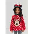 thumbnail image 2 of Disney Minnie Mouse Little Girls Fleece Pullover Hoodie Toddler to Little Kid, 2 of 5