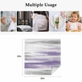 thumbnail image 4 of Purple Gray White Cloth Napkins, Retro Country Abstract Mottled Texture Washable and Reusable Dinner Napkins Set of 4, Table Napkin for Kitchen Party Birthday Wedding Hotel Housewarming 20"x20", 4 of 8