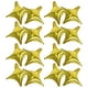 thumbnail image 5 of GOOHOCHY 20 piezas 10 pulgadas globo de papel de aluminio pequeño globo shuriken suministros para fiestas globos decorativos (dorado), 5 of 7