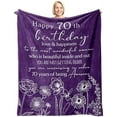 thumbnail image 2 of Birthday Gifts for Women Blanket 60’’X50’’, Gifts for Women Birthday Unique, Women Gifts for Birthday, Women Birthday Gift Ideas, Happy Birthday Decorations, Bday Gifts for Women/Her/Friend/Mom, 2 of 4