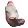 thumbnail image 1 of Balery Flower White Cow Funda de Asiento para Auto con Diseño - Cubierta Frontal Suave y Transpirable con Protector Antideslizante- 1 Unidad, 1 of 5