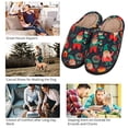 thumbnail image 2 of Zapatillas de casa de felpa suave para hombre y mujer, pantuflas de casa de Papá Noel, pantuflas de felpa cálidas Ndcxsfigh Tenis De Mujer Tenis De Hombre, 2 of 7