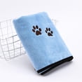 thumbnail image 2 of OULII Dog Bath Towels For Rainy Walks Blue 1Pcs, 2 of 6