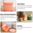 thumbnail image 3 of STRANDCHIC Fridge Fresh Box Pink Silicone 9x7.7Cm 250Ml Cold and Hot Resistant Square Preservation Container 1Pcs, 3 of 8