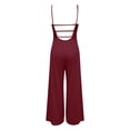 thumbnail image 6 of EYNMVR Summer Sleeveless Jumpsuits for Women Dressy Square Neck Wide Leg Pants Knit One Piece Rompers Fashion Clothing, 6 of 6