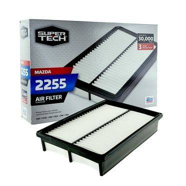 Super Tech 2255 Engine Air Filter, Replacement Filter for Mazda Fits select: 2004-2013 MAZDA 3