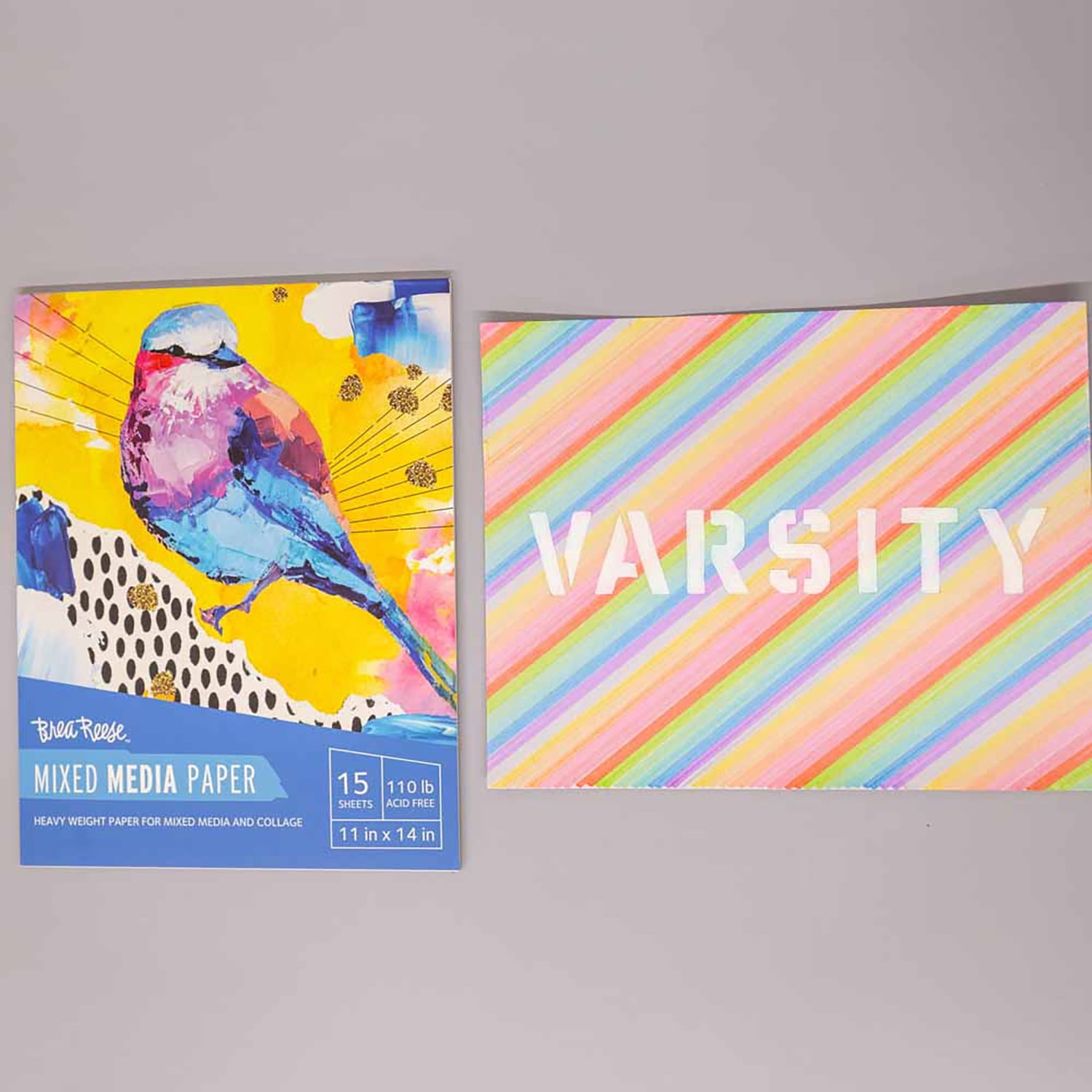 Brea Reese: Mixed Media Paper Pad 60 Sheets - 11x14" - 98lb, Acid-Free, Layering & Collaging, Perfect for Multiple Art Mediums, Adult Art Supplies