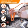 thumbnail image 4 of HLWDFLZ Car Emergency Kit with Portable Air Compressor - Roadside Assistance Emergency Kit, Winter Trave Assistance, Safety Emergency Kit for Cars, Trucks (Orange), 4 of 9