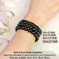 thumbnail image 4 of { Energy and Protect} Tourmaline Bracele Handmade Natural Gemstone Elastic Bracelet Crystal Stone Beads Jewelry Gifts for Women, 4 of 5
