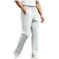 thumbnail image 3 of Akiihool Mens Outdoor Work Pants Men's Casual Cargo Pants Camo Pants Work Pants Light Gray,XXXXXXXL, 3 of 7
