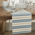 thumbnail image 2 of SARO 2344.PK1472B 14 x 72 in. Oblong Long Table Runner with Striped Design, 2 of 4