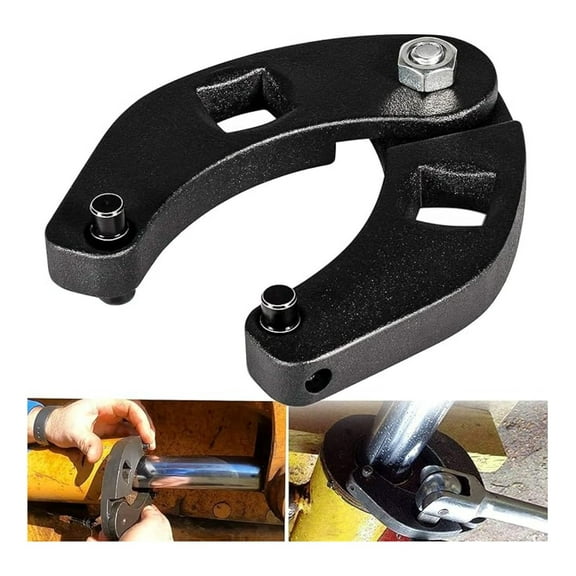 Gland Nut Wrench 7463 - Hydraulic Cylinder Nut Wrench 1"-3.75" - Farm & Construction Equipment Repair Tool - Adjustable Cylinder Head Removal Tool