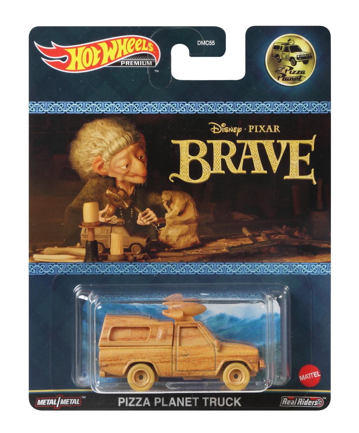 Hot Wheels Disney Pixar 1:64 Brave Pizza Planet Truck  Vehicle